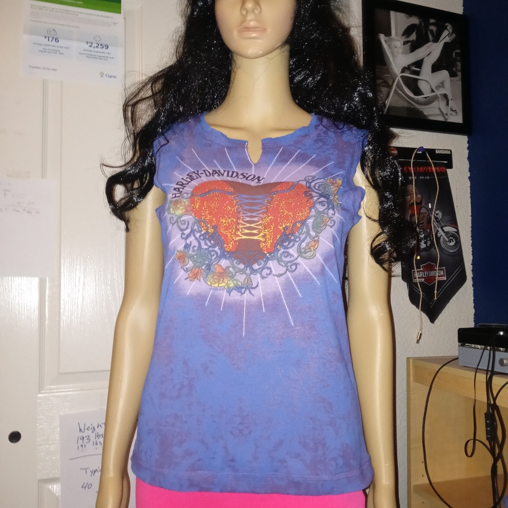 3 Women's Harley Davidson tee's